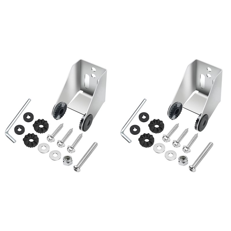 Fish Finder Transducer - 2pcs Heavy-Duty Metal Transducer Mounting Bracket