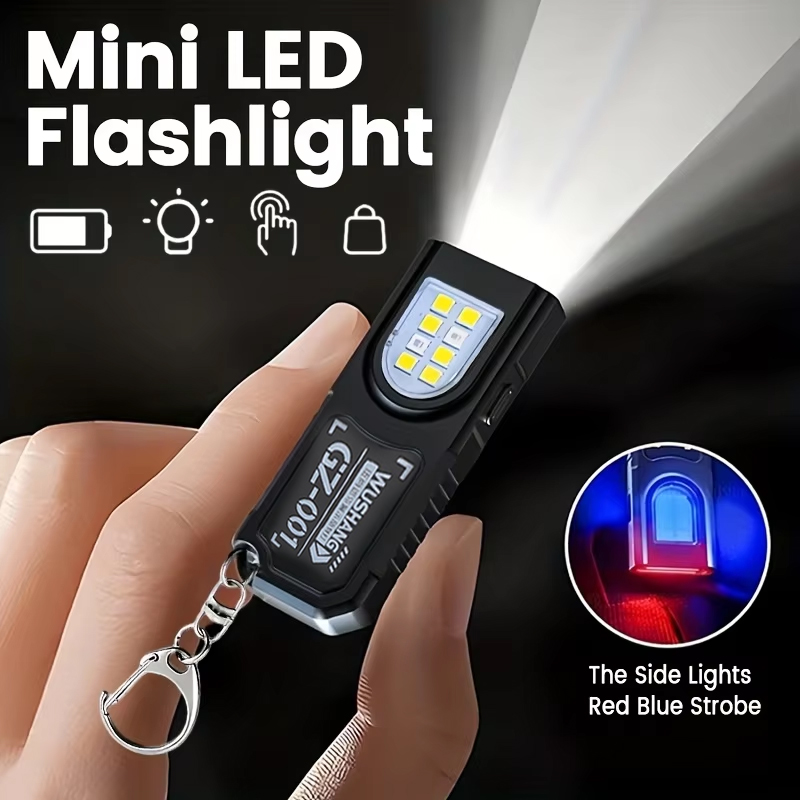 Fishing Light - Multifunctional Keychain Flashlight USB Rechargeable Mini