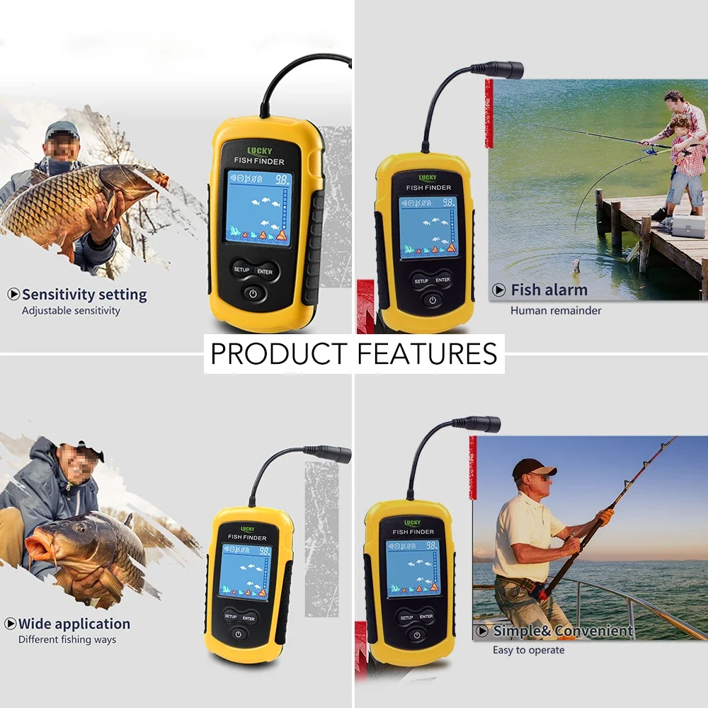 Lucky LCD Color Screen Portabl - Fish Finder Portable review and price