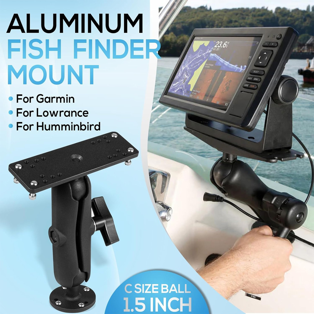 Aluminum Fish Finder Mount wit - Fish Finder Mount review and price