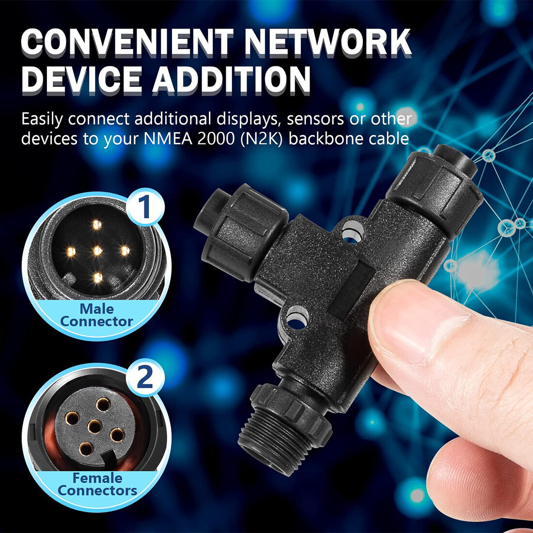 for NMEA 2000 Micro-C T-Connec - Fish Finder Cable review and price