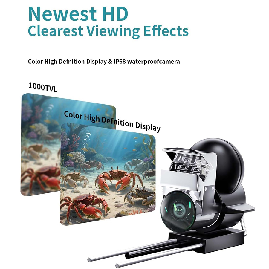 FOURQ Handheld 1080P 4.3'' LCD - Fishing Depth Finder review and price