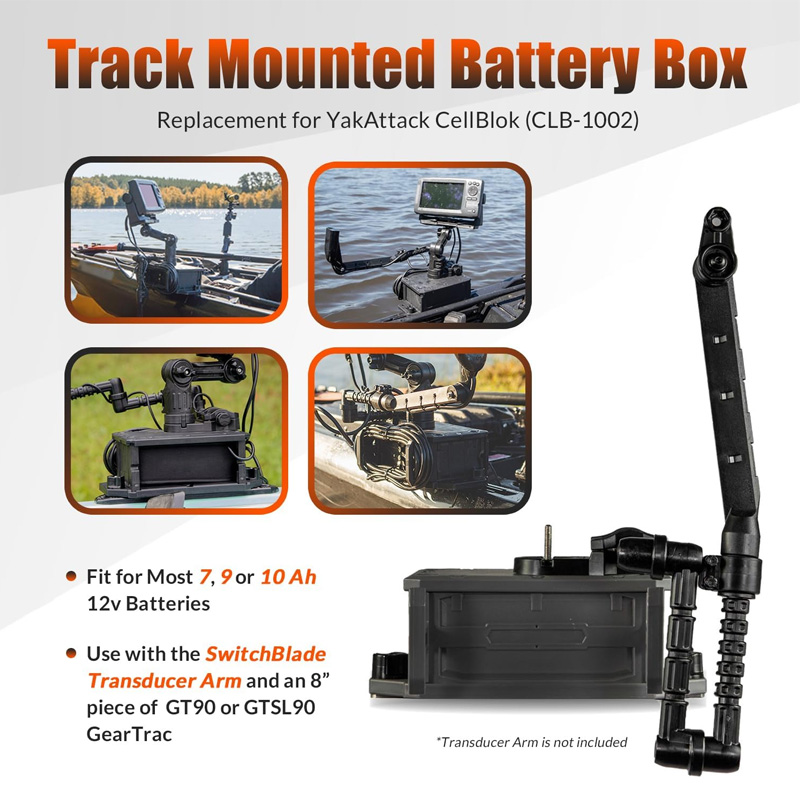 Track Mounted Battery Box for  - Fish Finder Battery review and price
