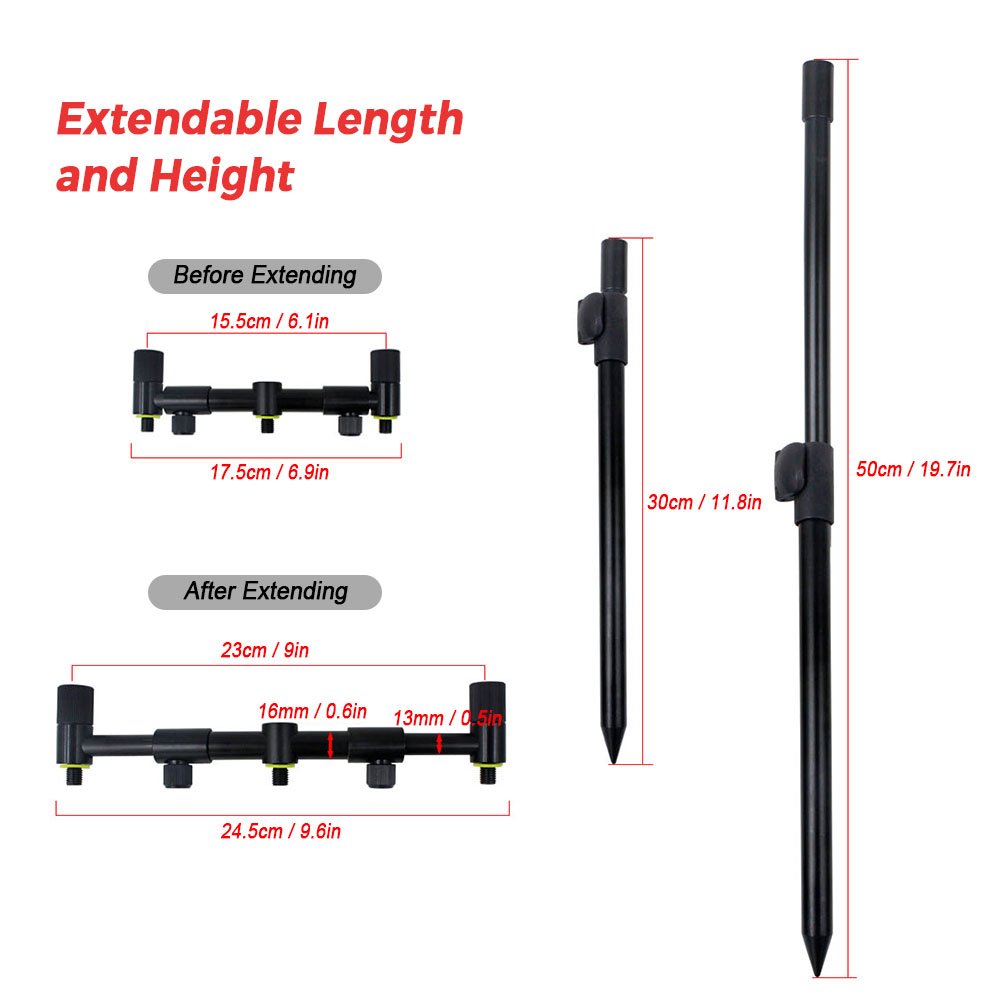 Coonor Fishing Pole Holder Ext - Bite Indicator review and price