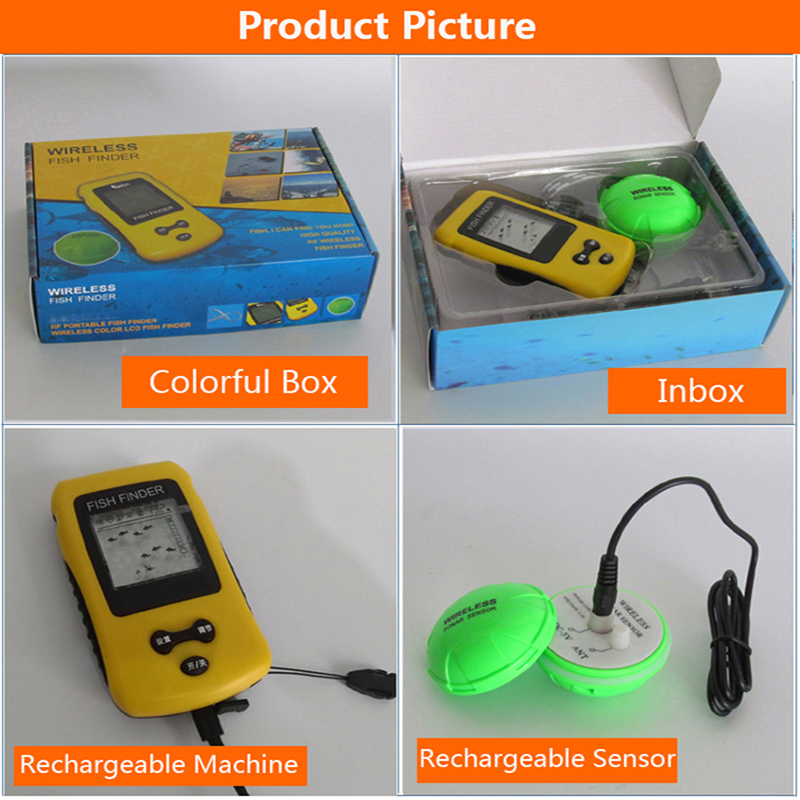 Brand New Colorful Wireless Fi - Fish Finder Transducer review and price